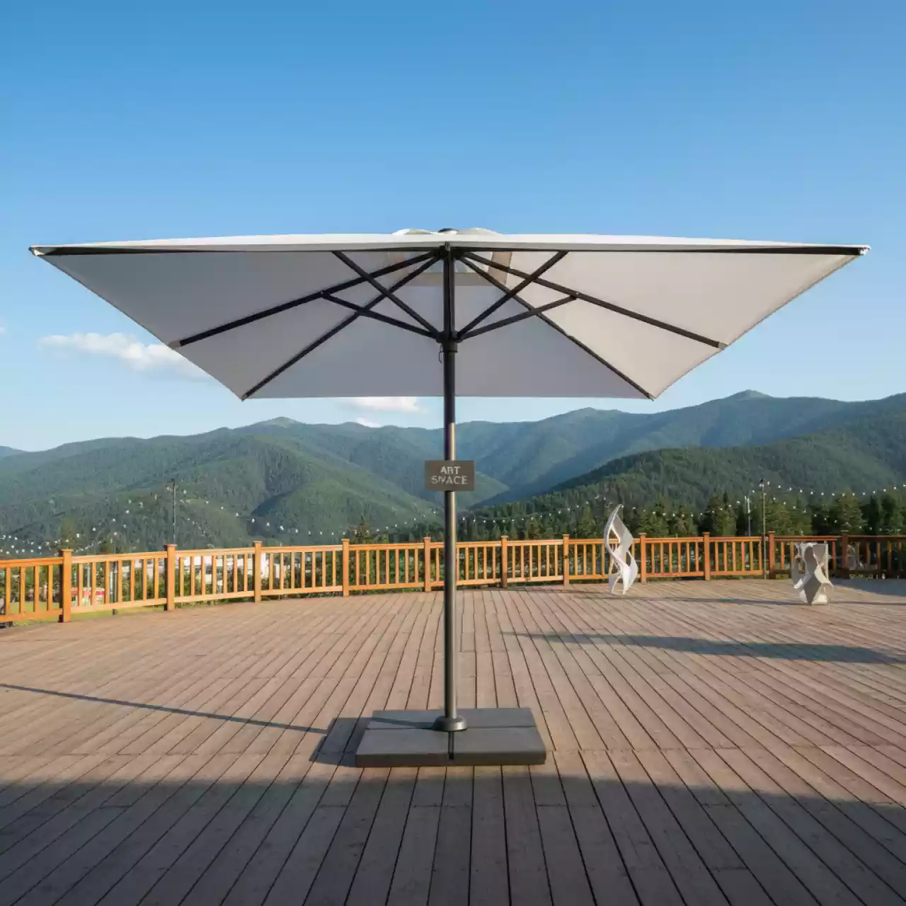 Аренда Зонт профессиональный Professional 2,5х2,5 м на курорте «Газпром» (Альпика) — ART SPACE