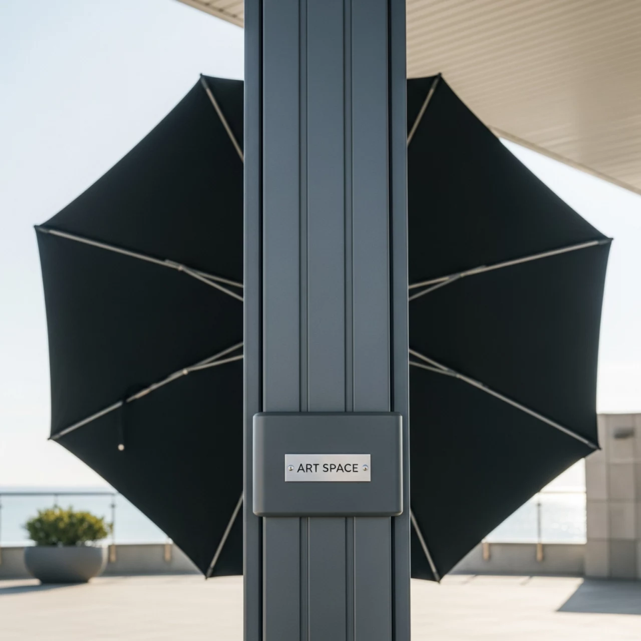 Аренда Зонт профессиональный Rimini Standard 3,5 м в санатории «Русь» — ART SPACE