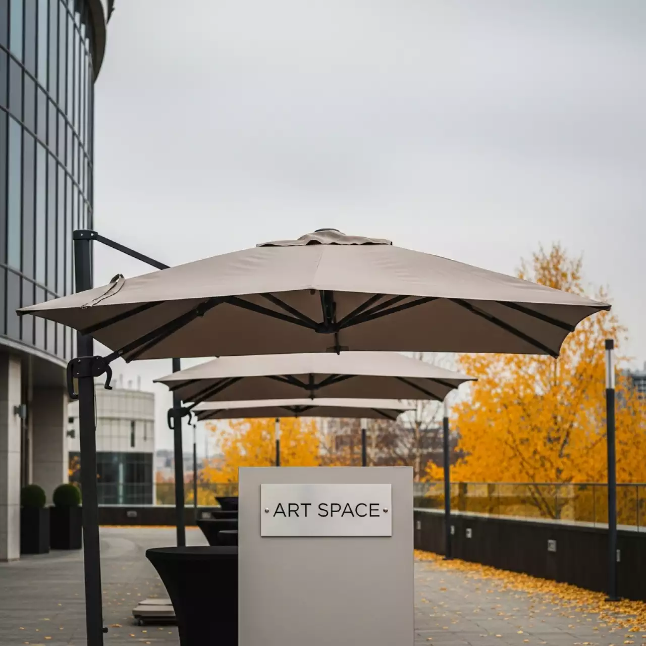 Аренда Зонт профессиональный Rimini Standard 3х4 м в МФК «Горный» — ART SPACE