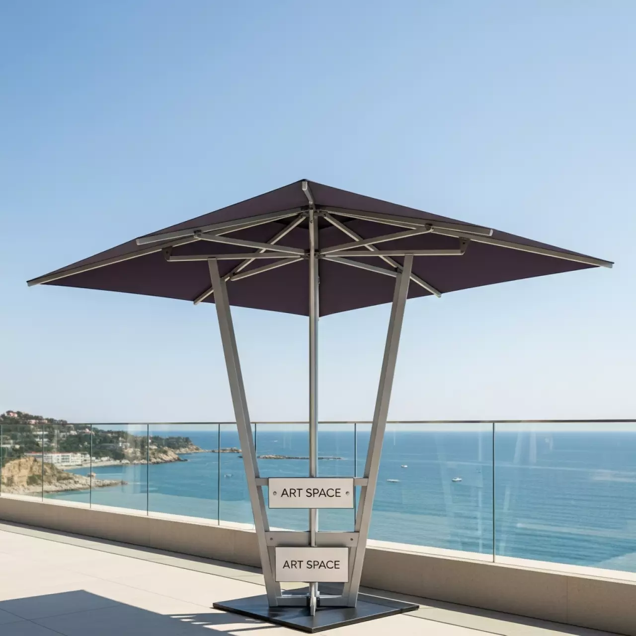 Аренда Зонт профессиональный Tekno R 2х2 м в ресторане «Магадан» — ART SPACE