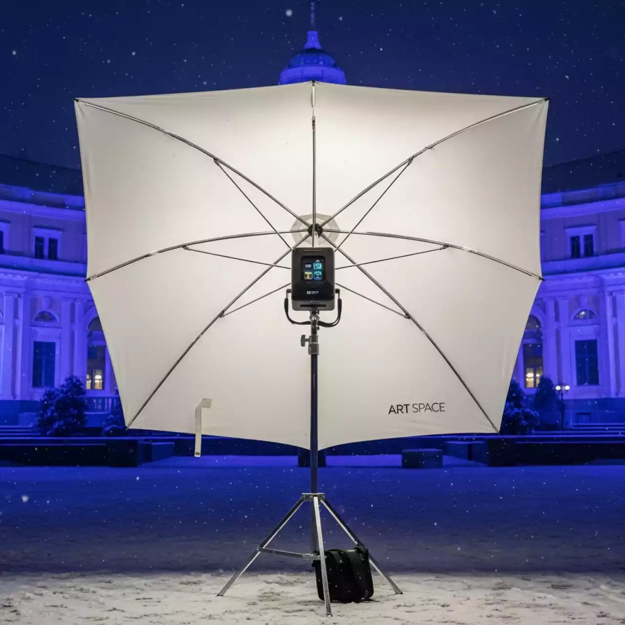 Аренда Зонт профессиональный Vespucci 4х4 м в Зале органной и камерной музыки — ART SPACE