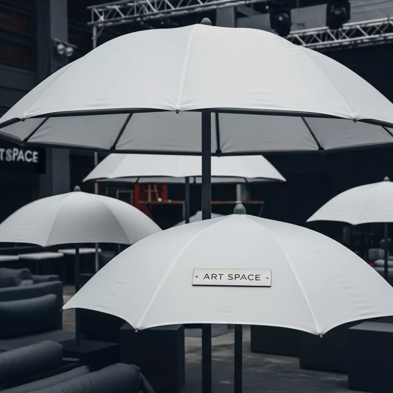 Аренда Зонт с белым куполом 2,7 м в Skypark Sochi — ART SPACE