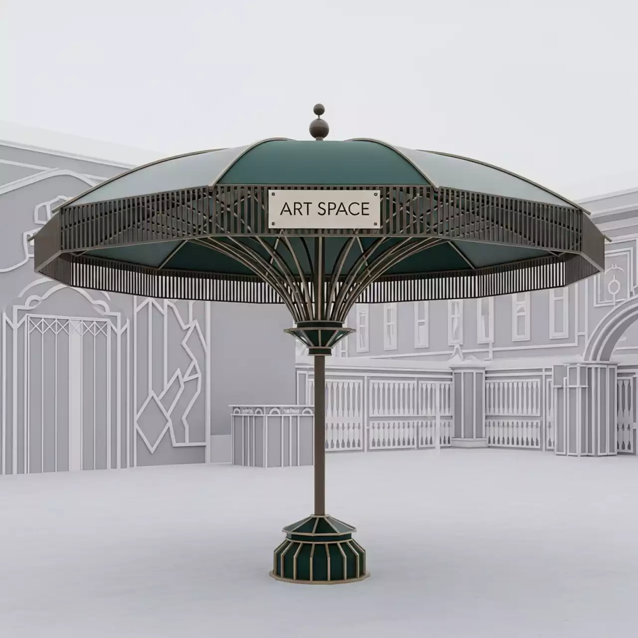 Аренда Зонт садовый Dubai на вилле «Анна» — ART SPACE