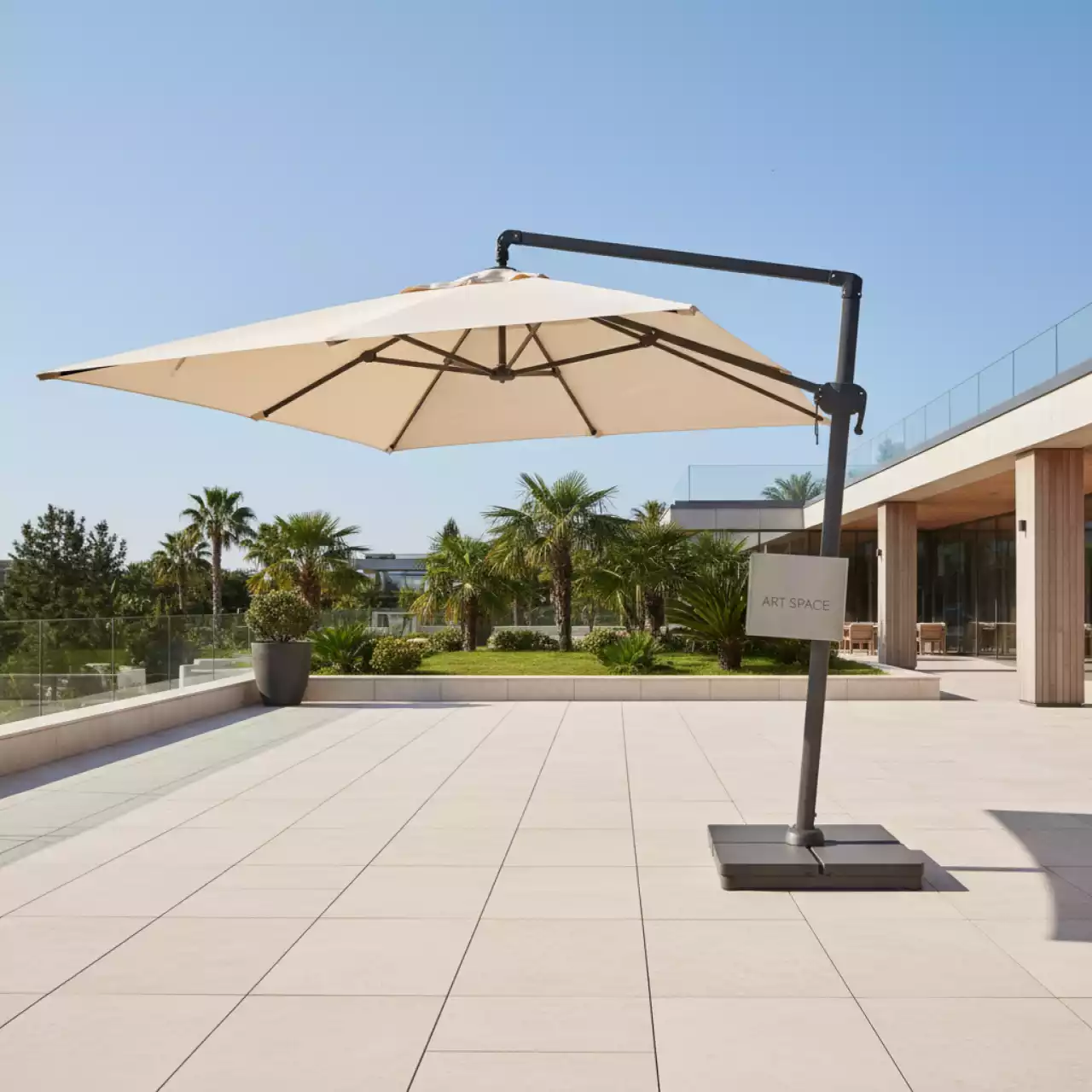 Аренда Зонт садовый Garden Way А002 3000 кремовый в Rodina Grand Hotel & SPA — ART SPACE