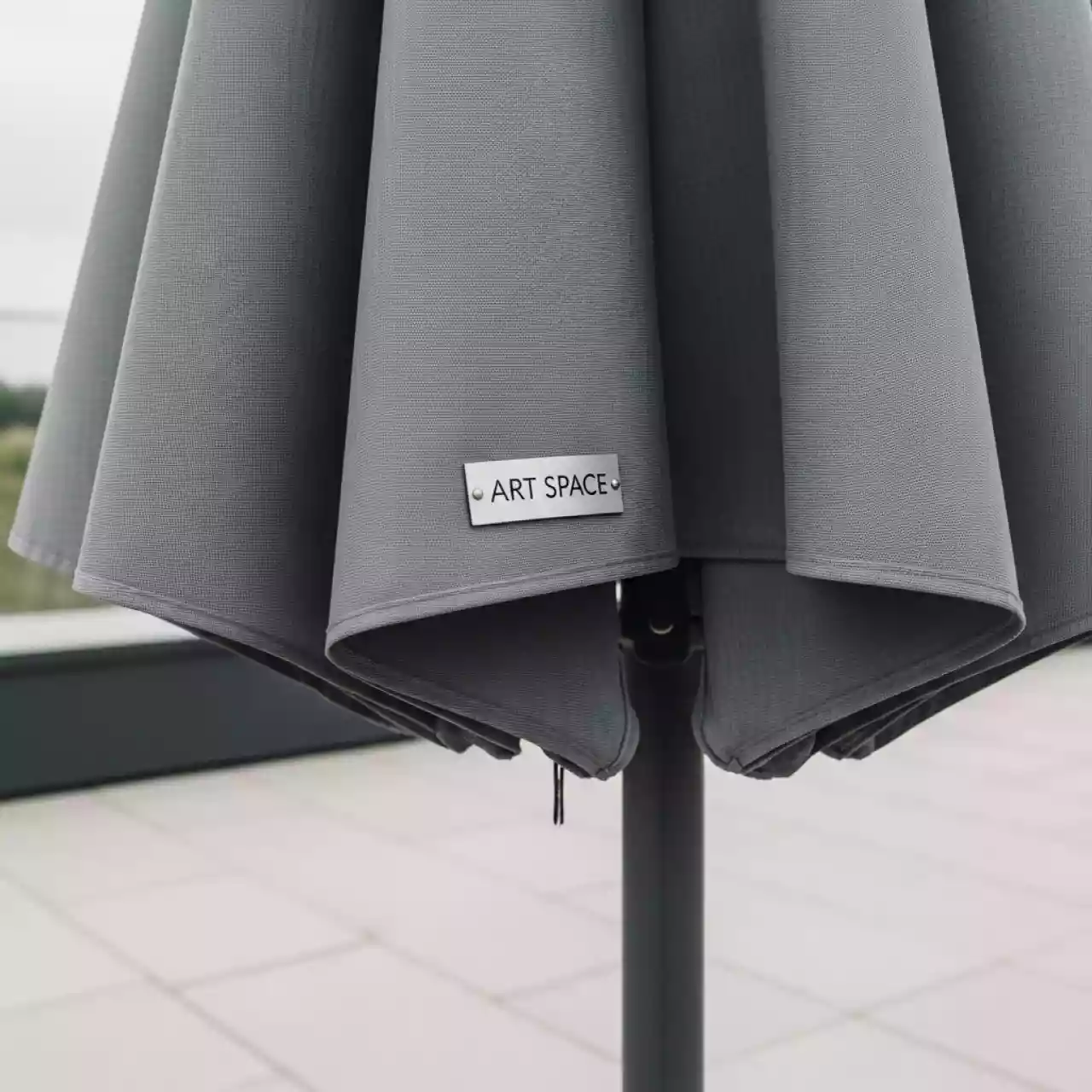 Аренда Зонт садовый Glade серый в отеле «Звездный» — ART SPACE