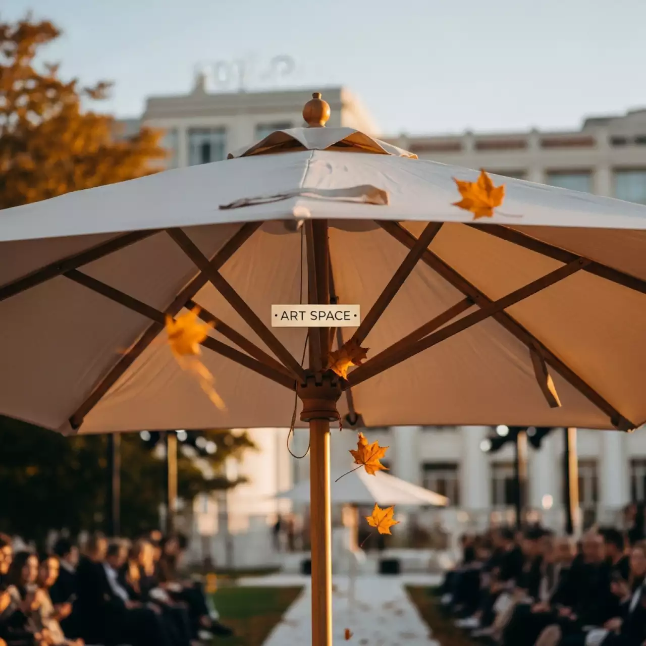 Аренда Зонт садовый Ocean Wood Ø 2,5 м в санатории «Русь» — ART SPACE