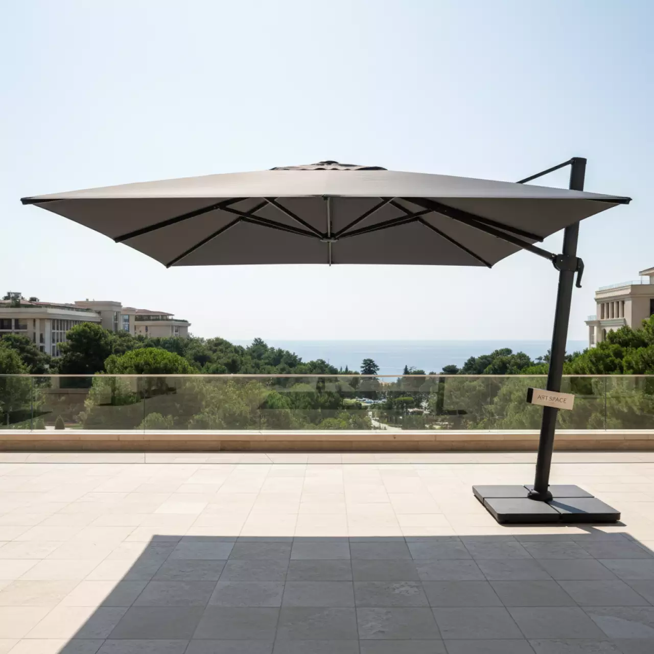 Аренда Зонт садовый Signoria 4х3 м в Swissôtel Resort Sochi Kamelia — ART SPACE