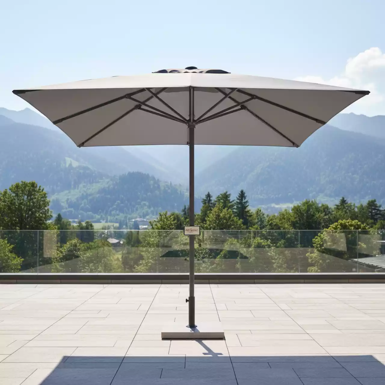 Аренда Зонт серый диаметром 300 см в Rixos Krasnaya Polyana — ART SPACE