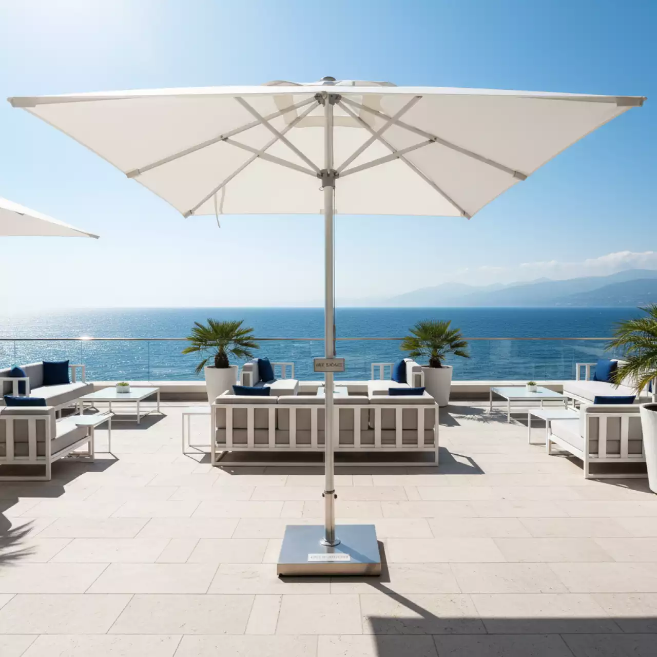 Аренда Зонт Томбе белый в Swissôtel Resort Sochi Kamelia — ART SPACE