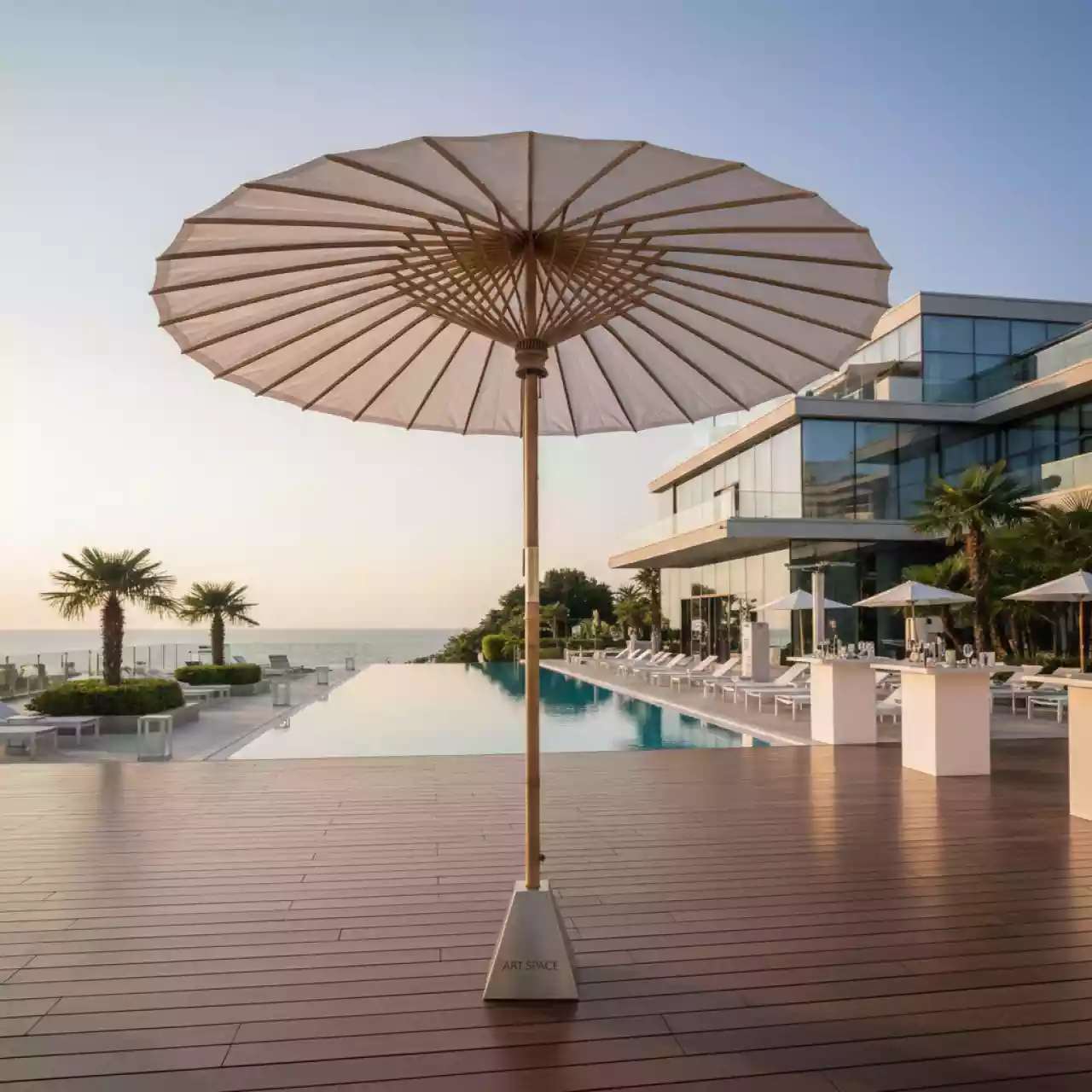 Аренда Зонтик бумажный белый в Rodina Grand Hotel & SPA — ART SPACE