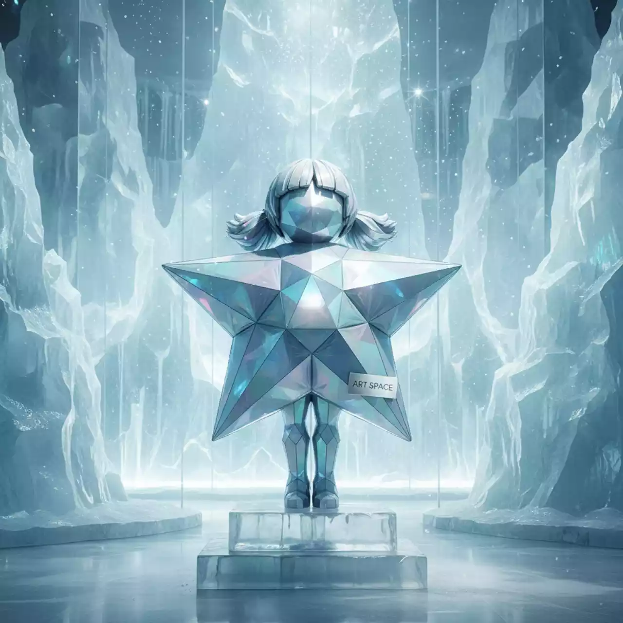 Аренда Звезда фольгированная с рождением дочки в Ледовом дворце «Айсберг» — ART SPACE