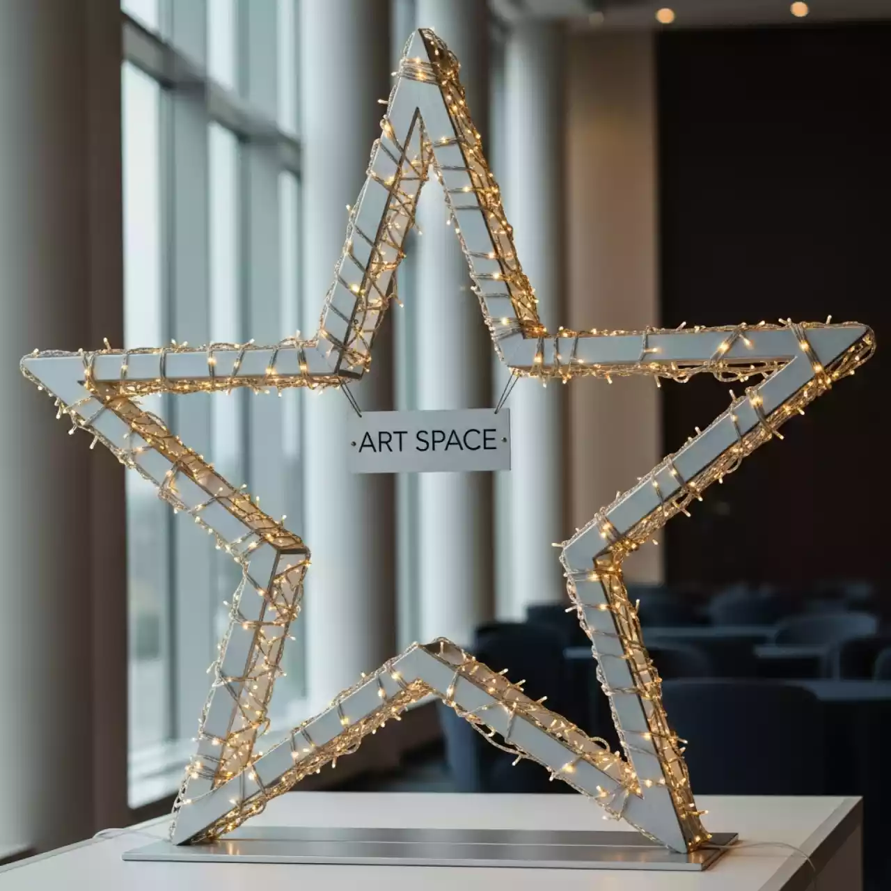 Аренда Звезда с гирляндой в Mövenpick Hotel — ART SPACE