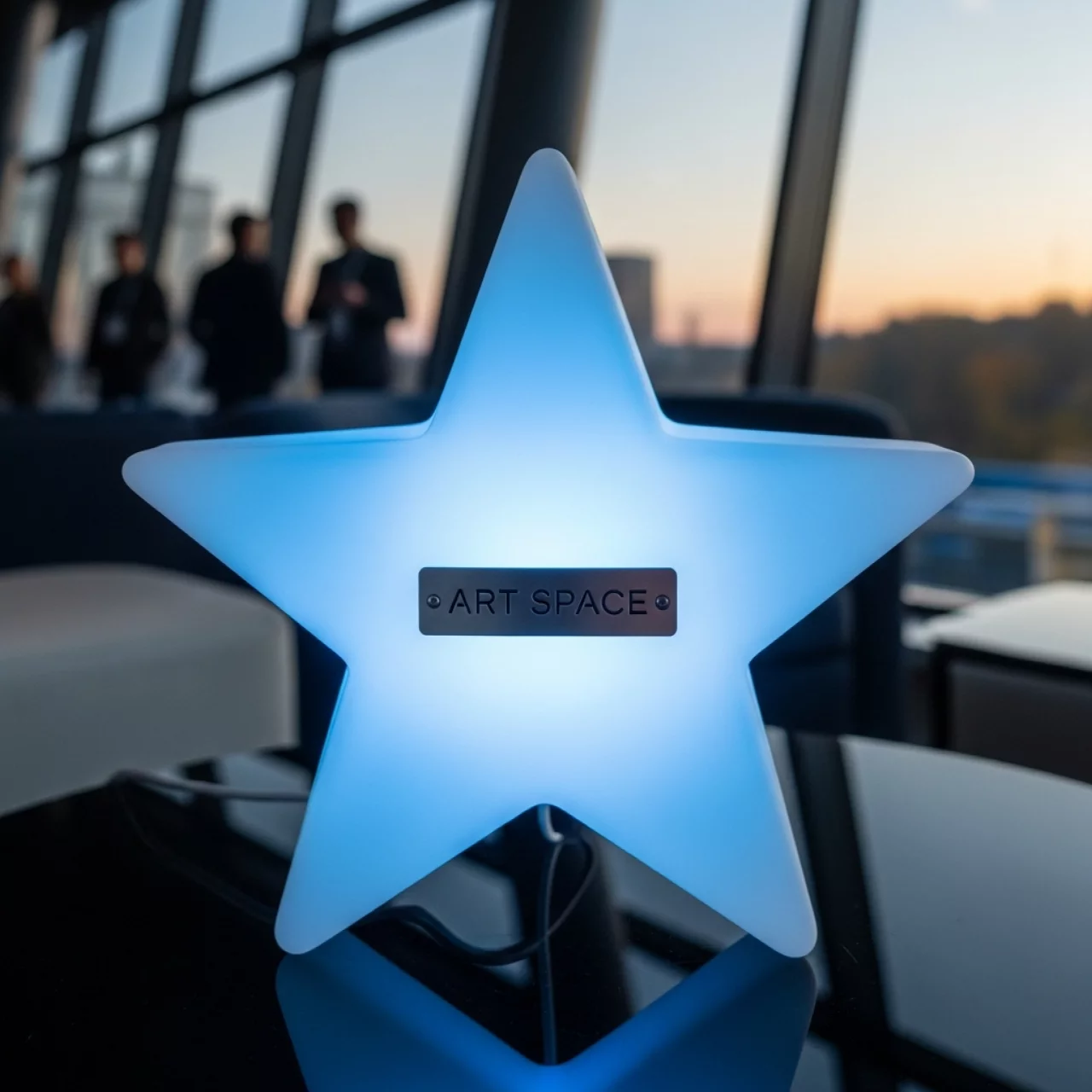 Аренда Звезда светящаяся 40х40х10 см на Сочи Автодроме — ART SPACE