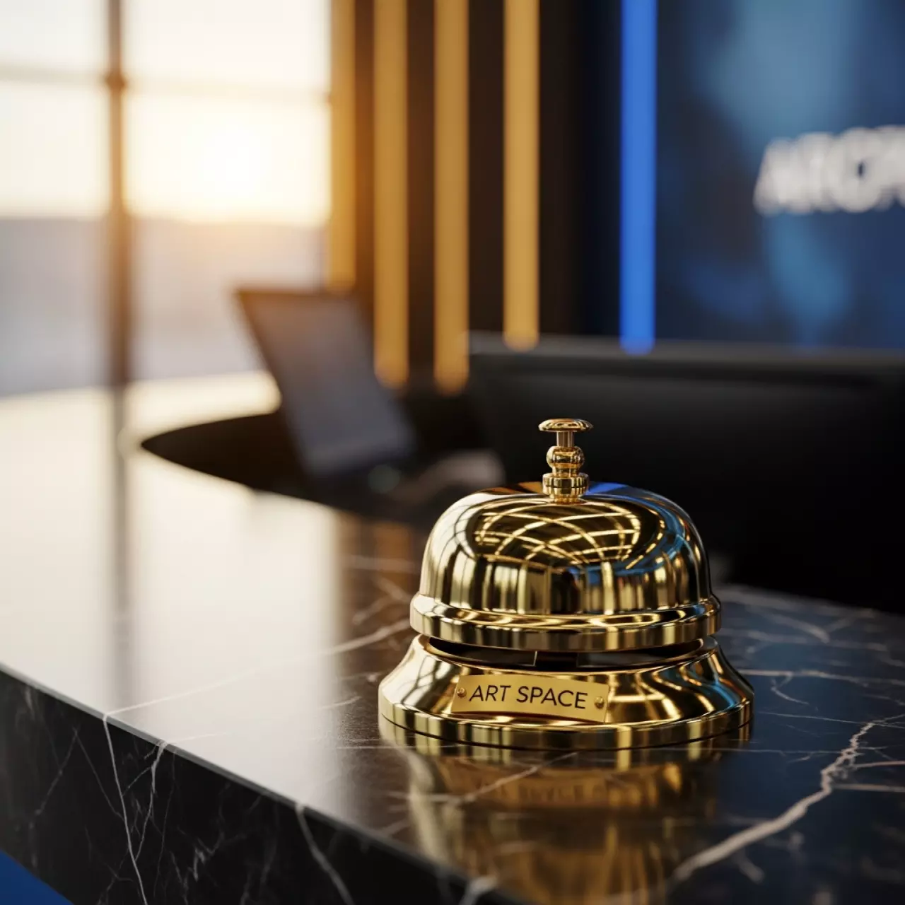 Аренда Звонок на ресепшен 5076 золото в казино «Сочи» — ART SPACE