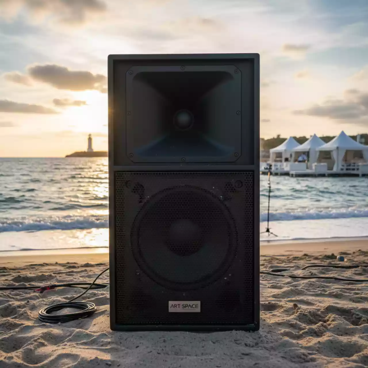 Аренда Звук AGL 15R Pro BSW на пляже «Маяк» — ART SPACE