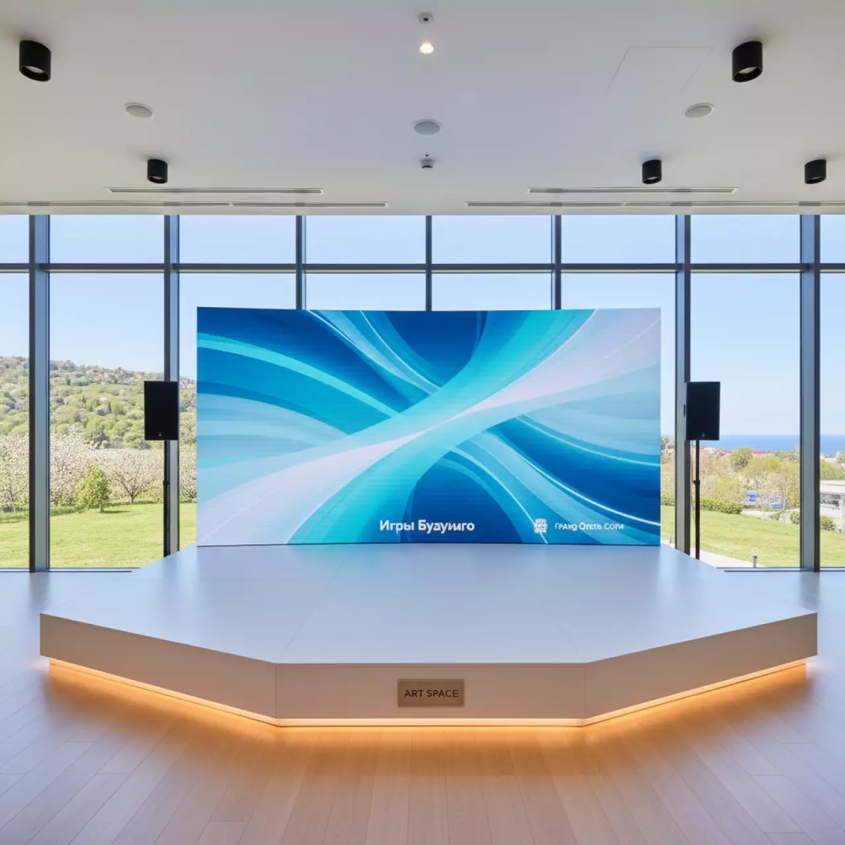 Аренда звук и экран для выступления в Гранд Отель Сочи — ART SPACE