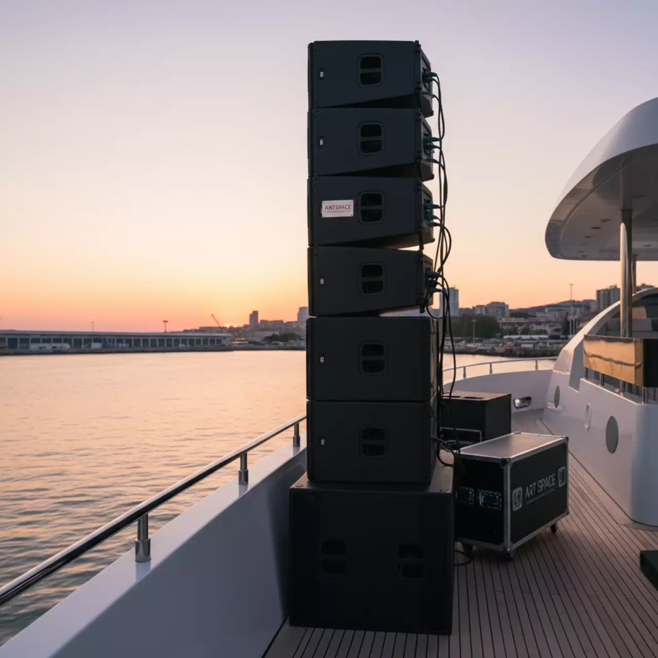 Аренда Звук концертный на VIP теплоходе (Морпорт Сочи) — ART SPACE
