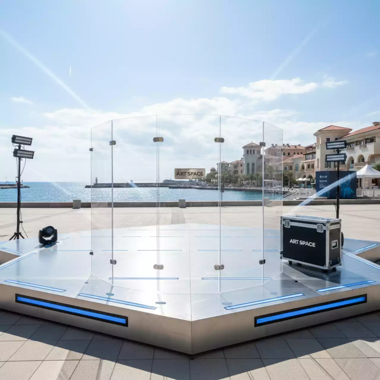 Аренда Звукоизоляционный экран Drum Shield на территории Морпорта Сочи — ART SPACE