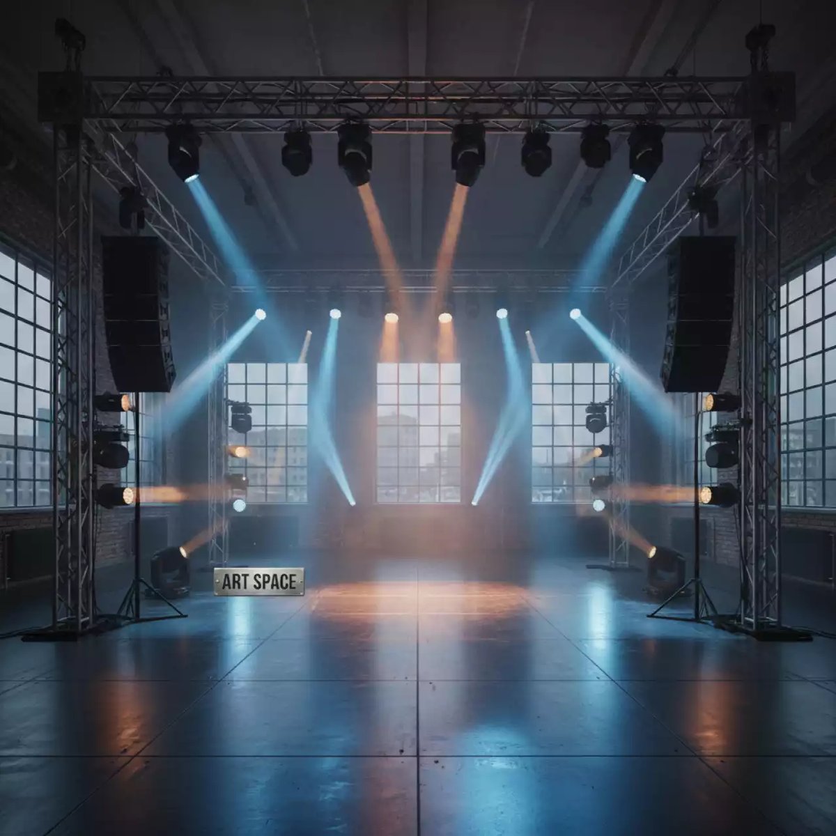 Аренда Звуковое и световое оборудование для артистов в парке киноприключений Мастер Панин Парк в Зимнем театре — ART SPACE