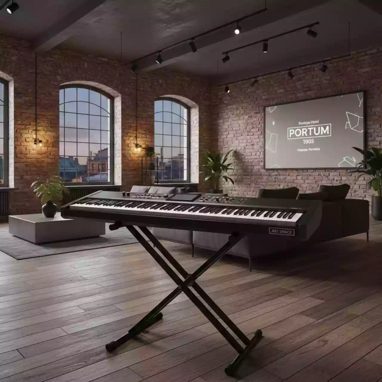 Аренда Звуковое оборудование Yamaha Motif XF 8 в Boutique Hotel PORTUM 1905 — ART SPACE