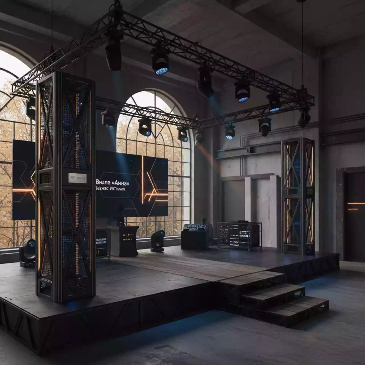 Аренда звукового и светового оборудования на вилле «Анна» — ART SPACE
