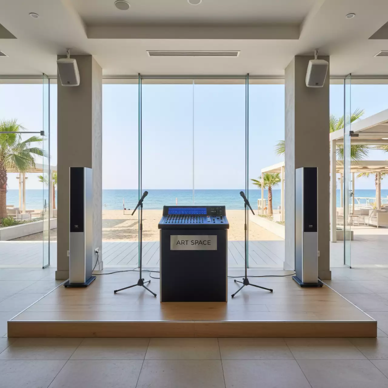 Аренда Звуковой аппаратуры в пляжном комплексе VinoGrad — ART SPACE