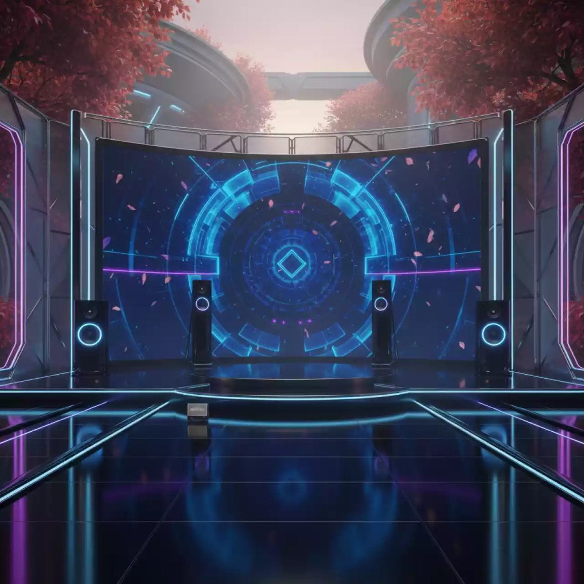 Аренда Звуковой комплект 2 сабвуфера d&b Q sub и 2 сателлита Q7 в Gamma Sirius — ART SPACE