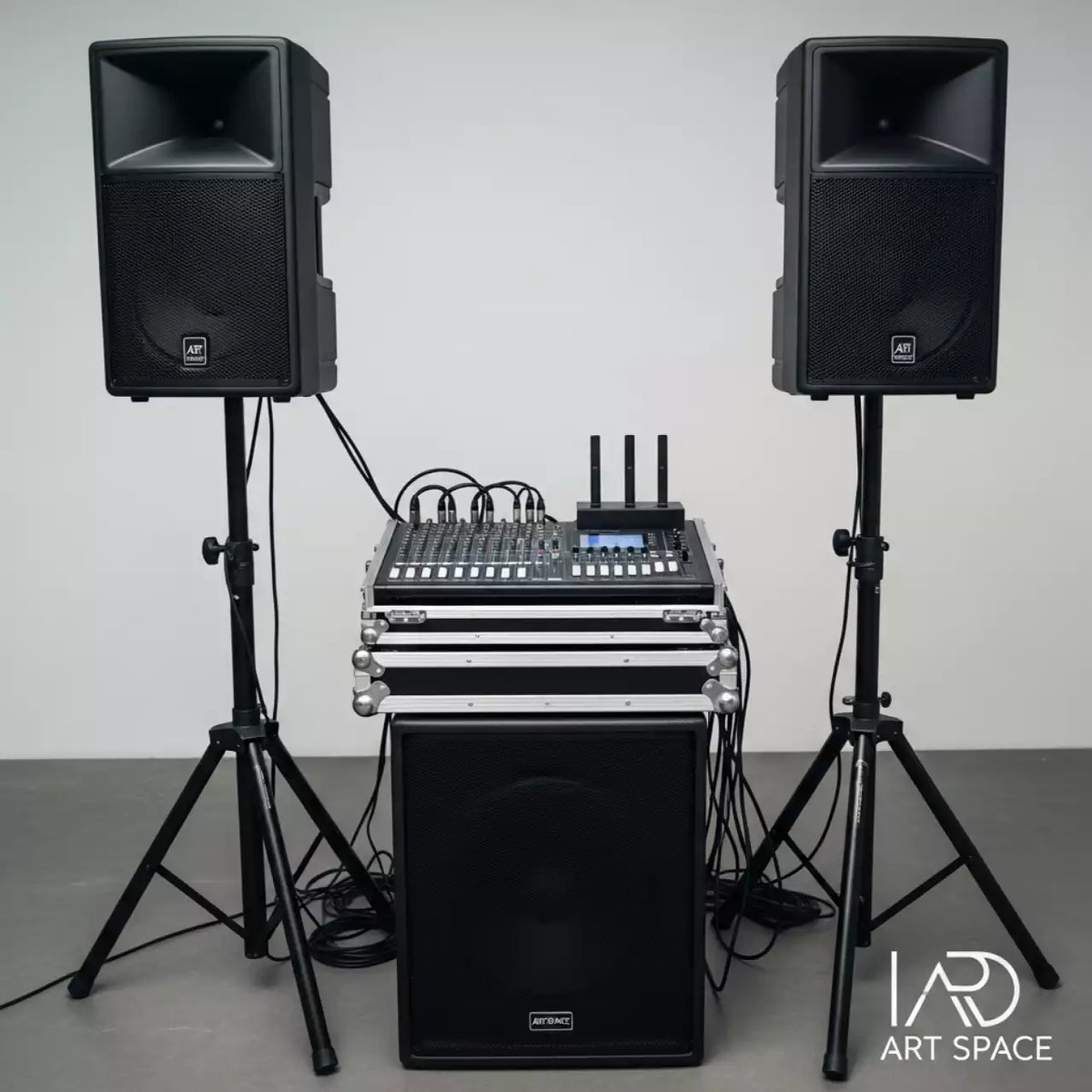 Аренда Звуковой комплект 3 кВт на 30–90 человек в Omega Sirius — ART SPACE