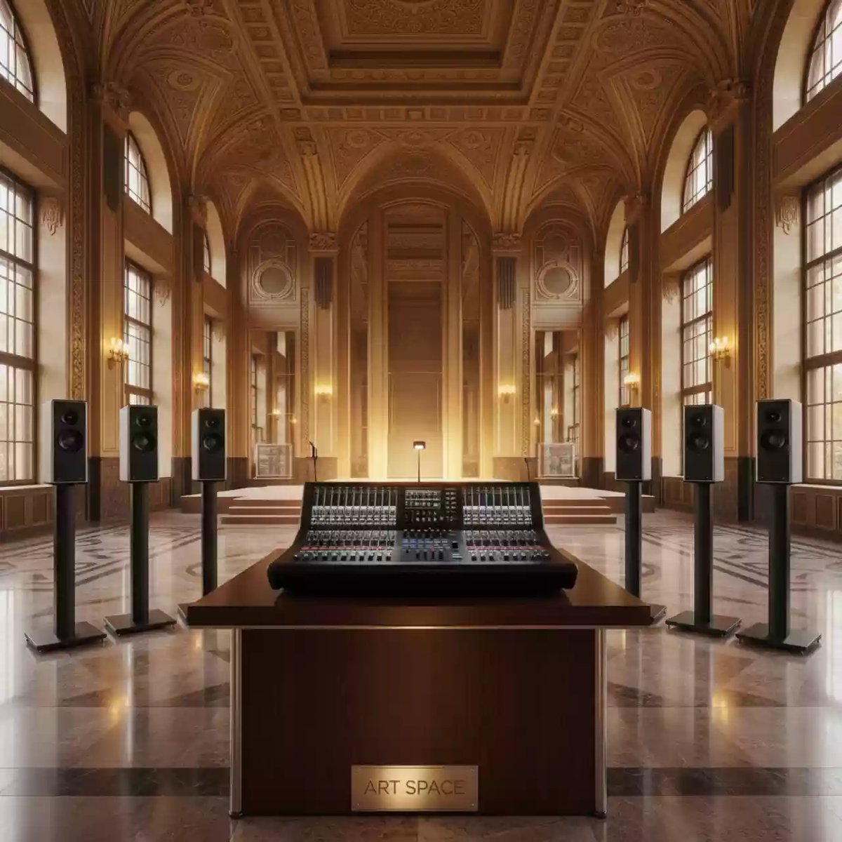 Аренда Звуковой комплект для помещения до 100 м² 8 в санатории «Заполярье» — ART SPACE