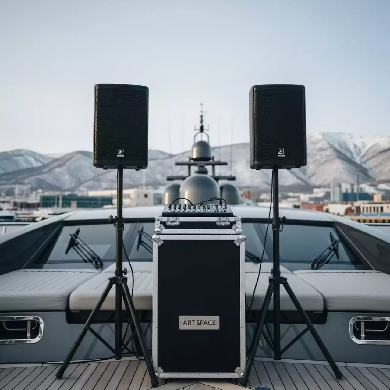 Аренда Звуковой набор 700 Вт для 35 человек на VIP-яхте (Имеретинский порт) — ART SPACE
