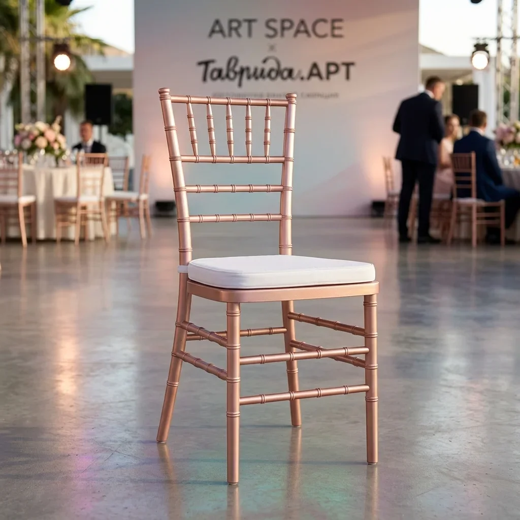 Аренда Белый стул Кьявари Сочи — Прокат мебели ART SPACE