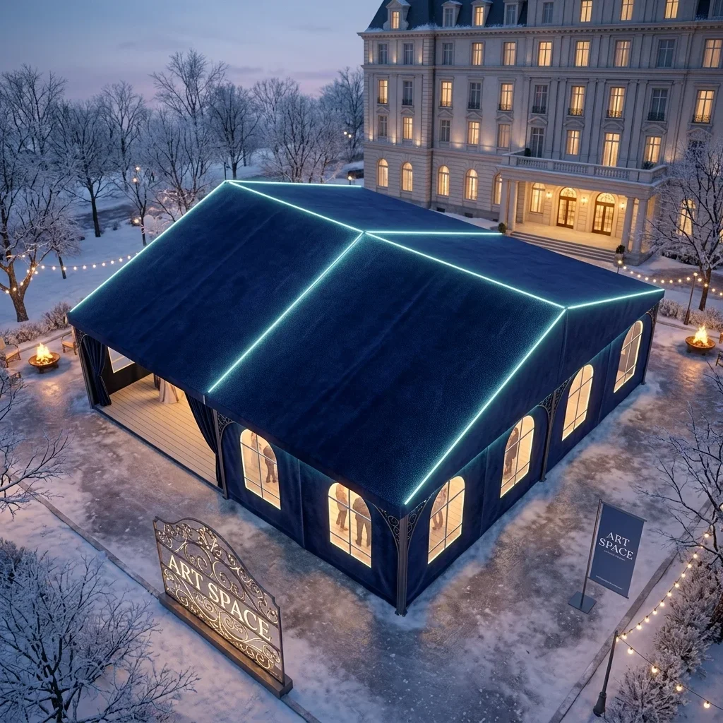 Аренда Двускатный шатер 10х10 м Сочи — ART SPACE