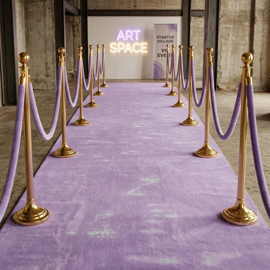Аренда красной дорожки в Сочи в ART SPACE для мероприятий