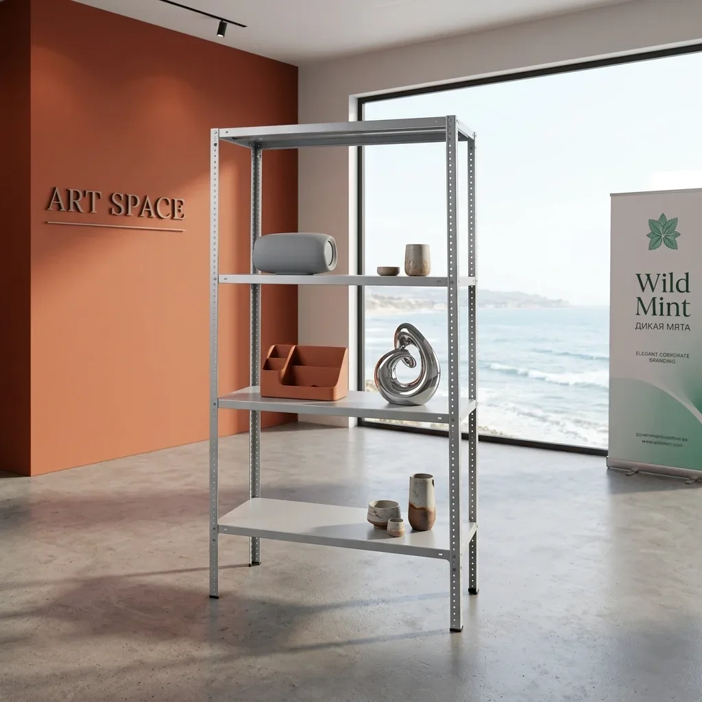 Аренда Металлический стеллаж 2х1 м Сочи — ART SPACE
