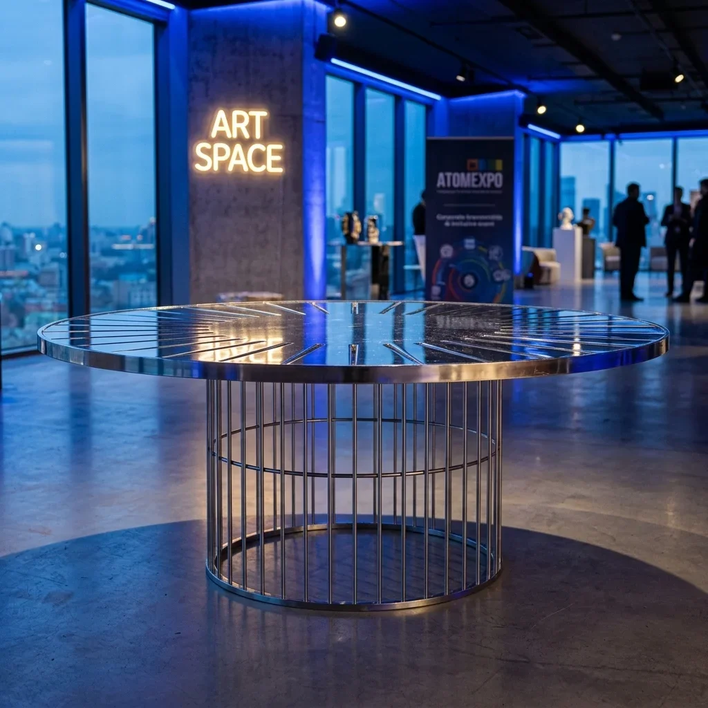 Аренда банкетного стола Ferrari Silver в Сочи — ART SPACE
