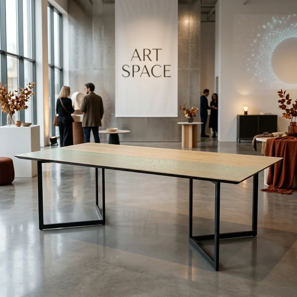 Аренда банкетного стола Motus Wood Black в Сочи — ART SPACE