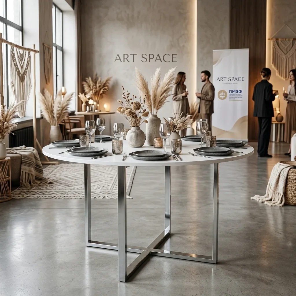 Аренда банкетного стола Silver White в Сочи
