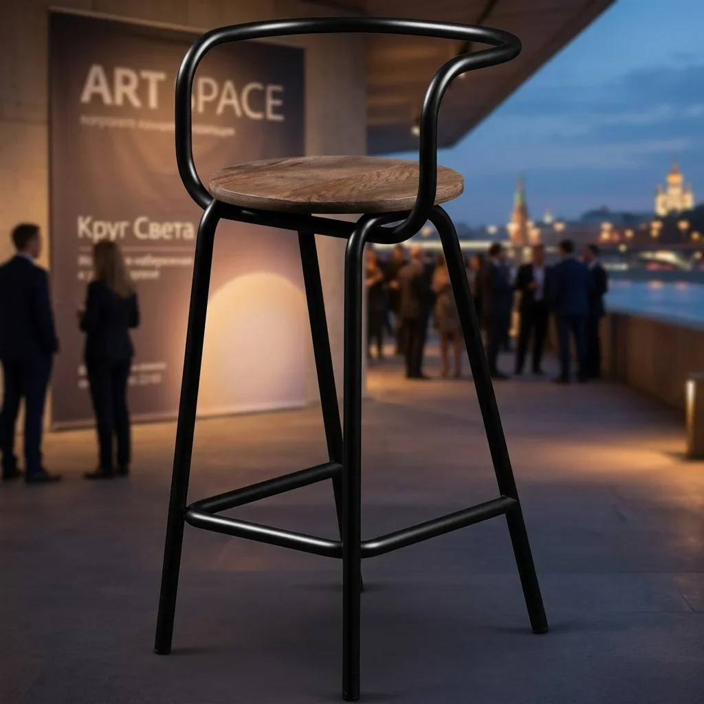 Аренда барного стула Loft Black в Сочи: заказать в ART SPACE