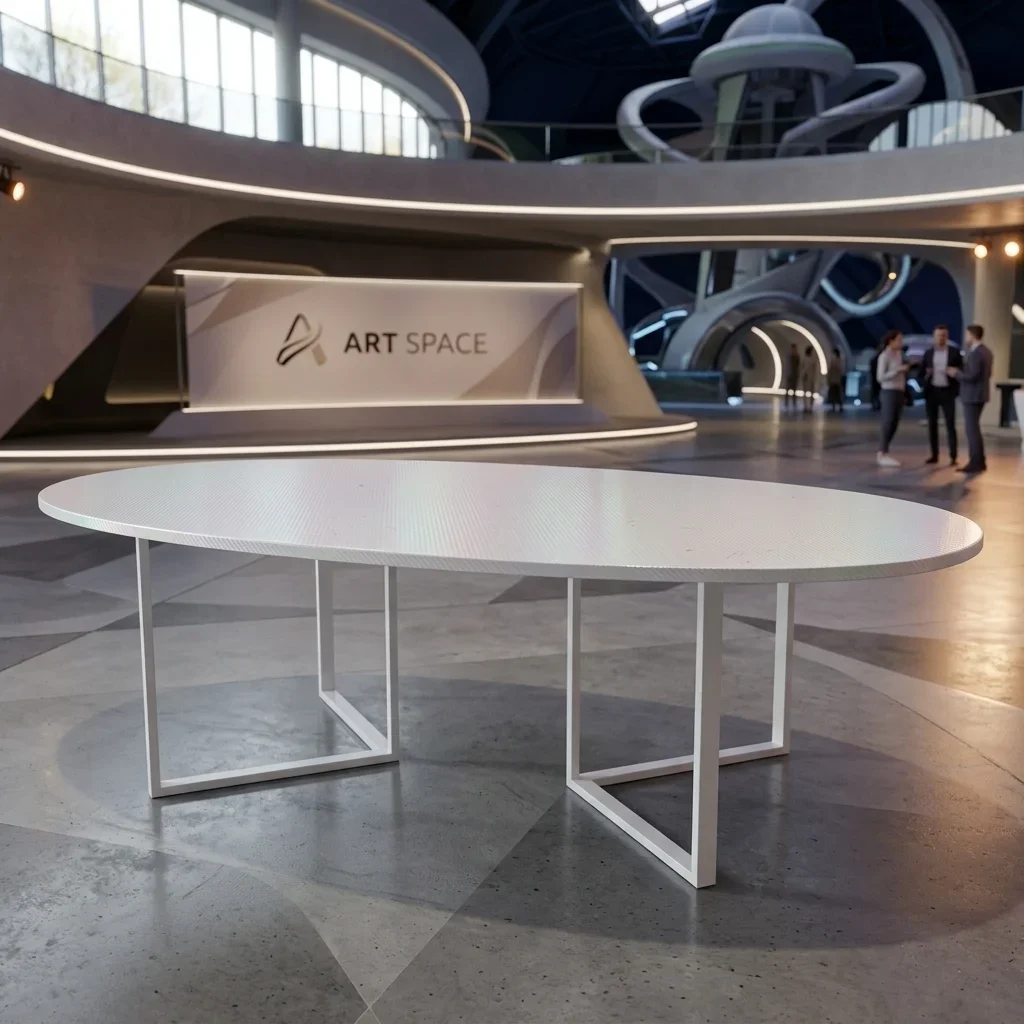 Аренда белого банкетного стола в Сочи — ART SPACE в Сириусе