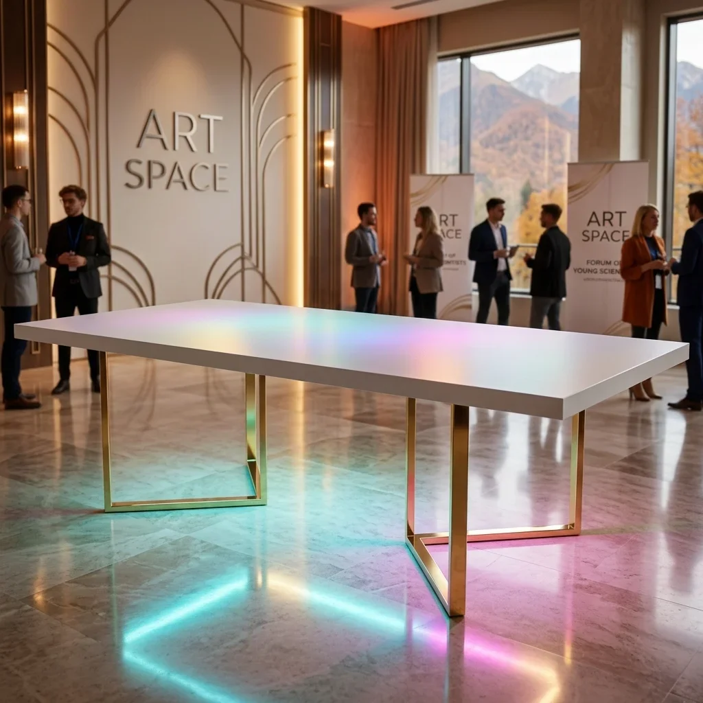 Аренда белого банкетного стола в Сочи — ART SPACE