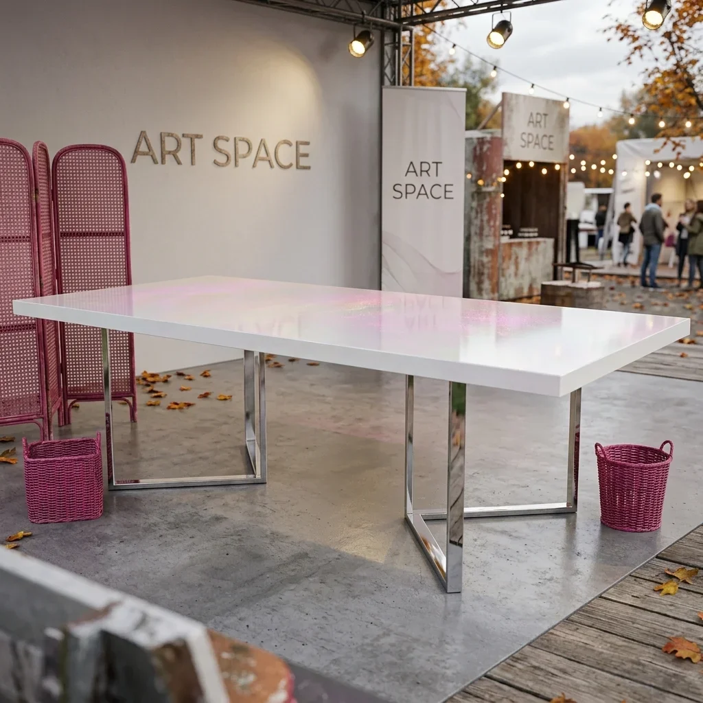 Аренда белого банкетного стола в Сочи от ART SPACE