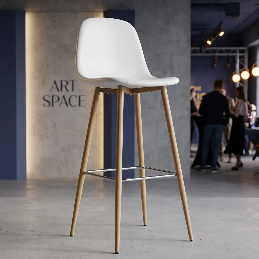 Аренда белого барного стула в Сочи — ART SPACE