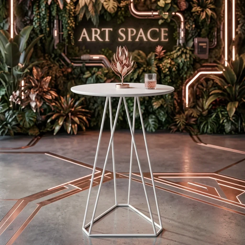 Аренда белого фуршетного стола в Сочи от ART SPACE