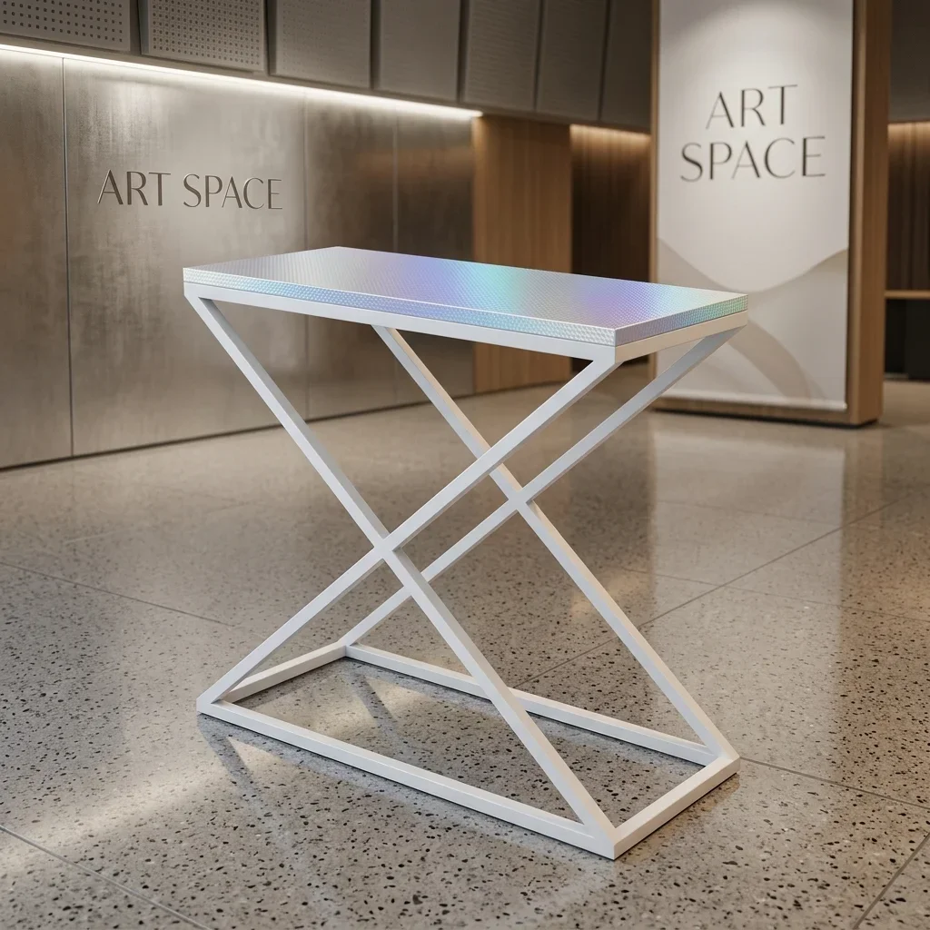 Аренда белого фуршетного стола в Сочи в ART SPACE