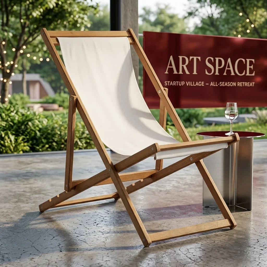 Аренда белого шезлонга в Сочи — ART SPACE