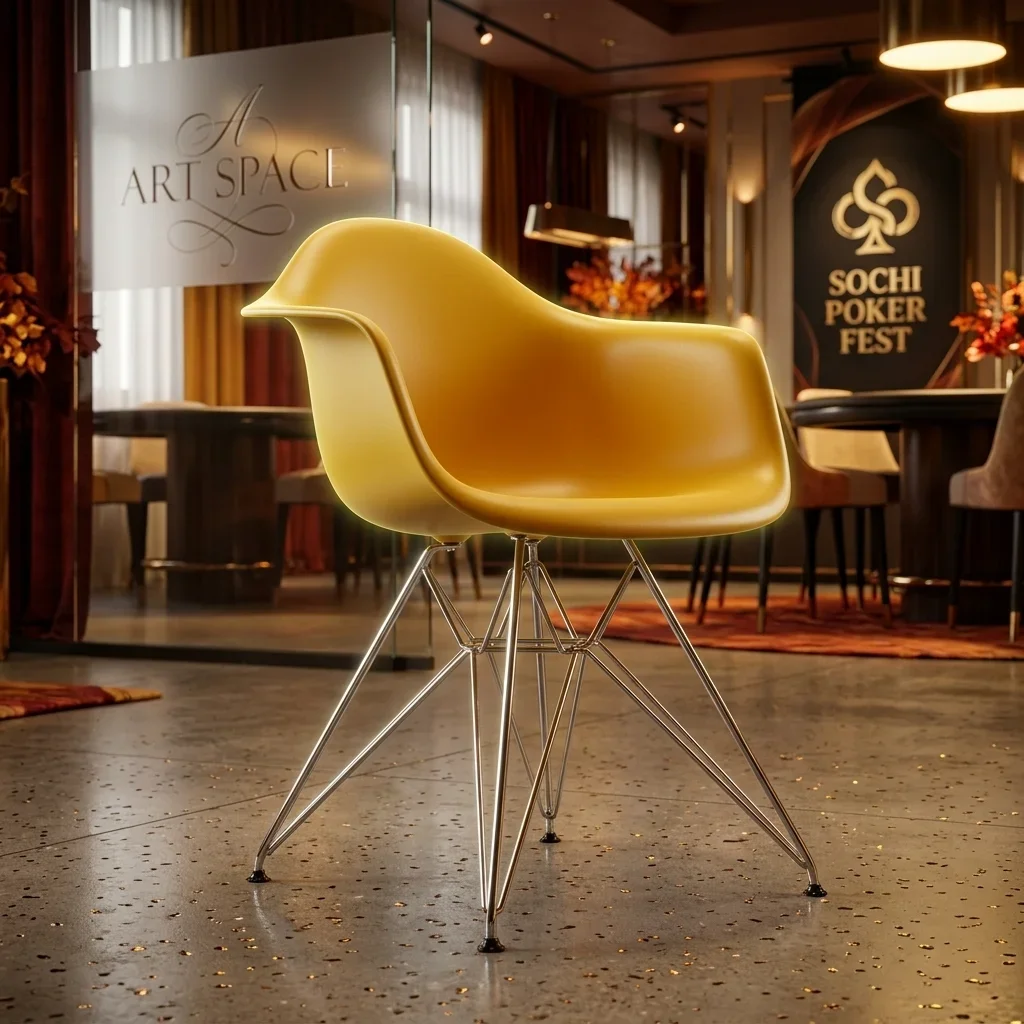 Аренда белого стула Eames DAR в Сочи