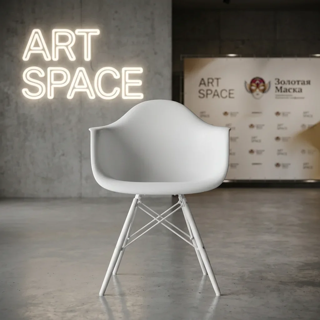 Аренда белого стула Eames в Сочи — ART SPACE