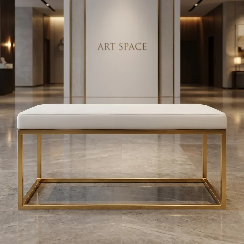 Аренда белой банкетки в Сочи от ART SPACE