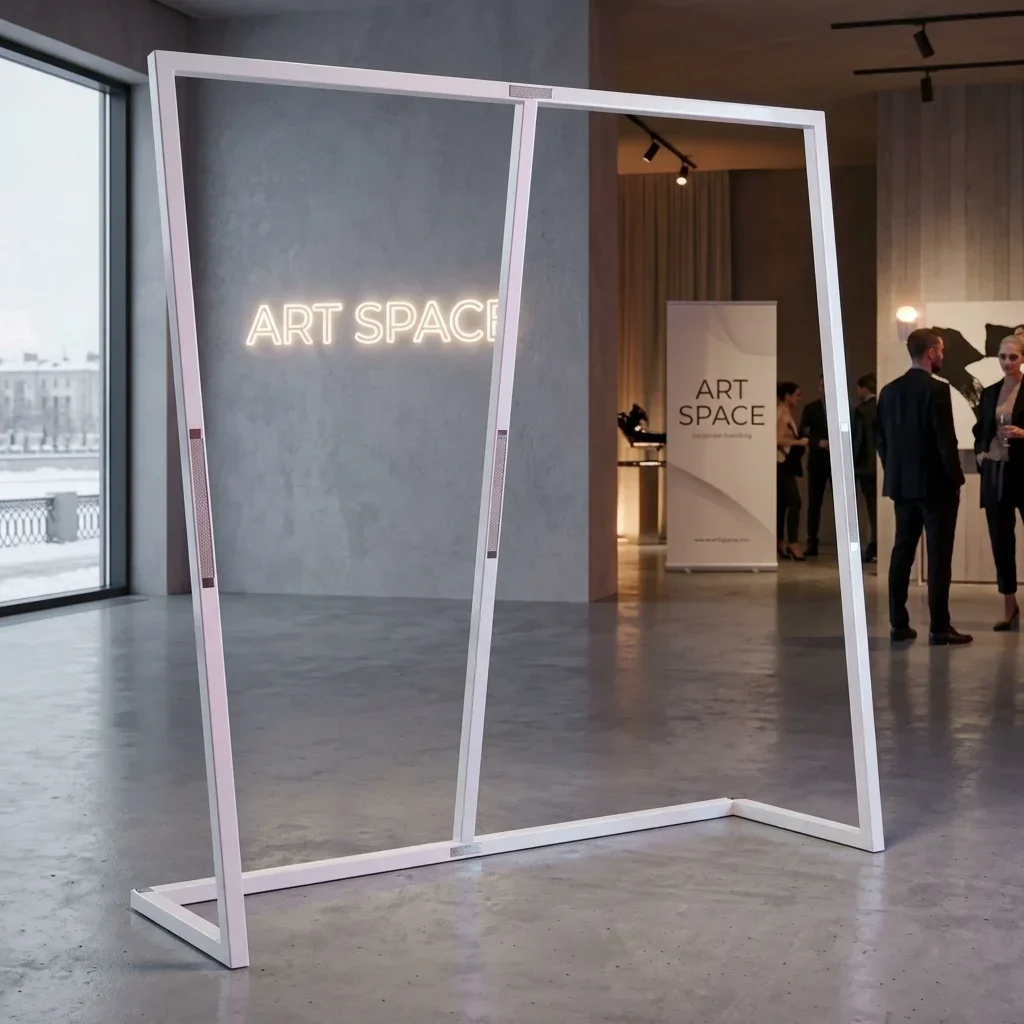 Аренда белой напольной вешалки в Сочи — ART SPACE