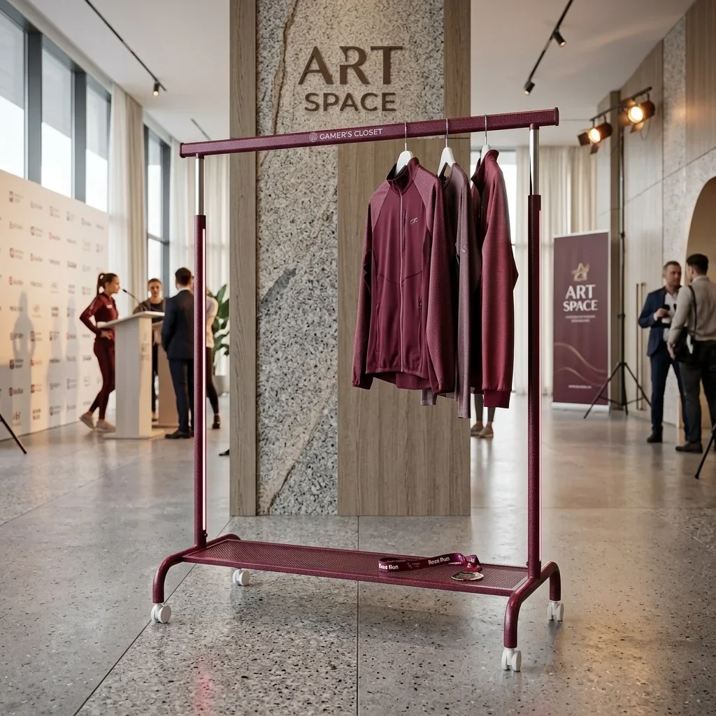 Аренда белой напольной вешалки в Сочи | ART SPACE